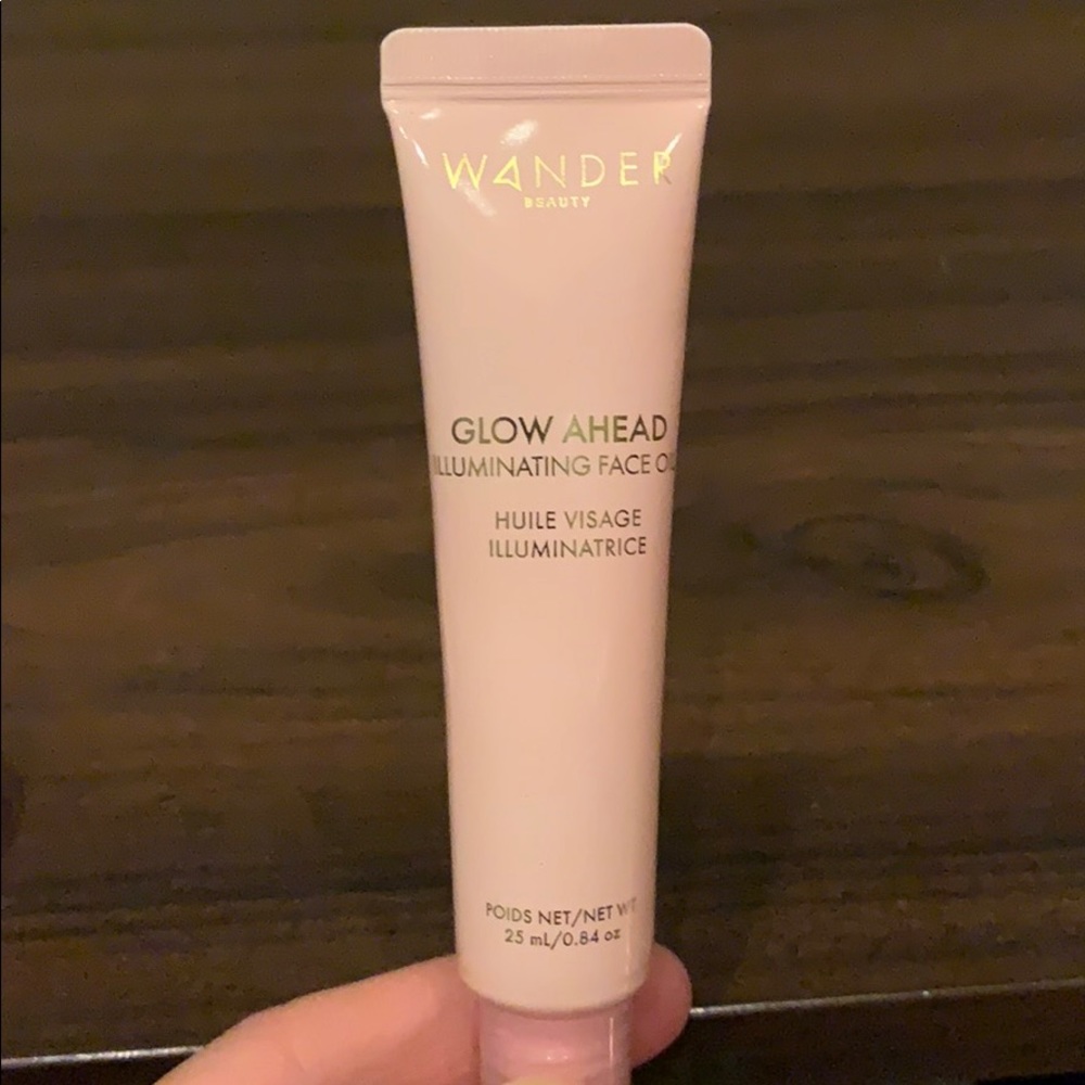 Wander glow ahead illuminating face oil